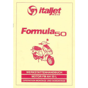 Italjet Formula 50 mit Motor FM AH 50 L, Reparaturanleitung