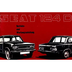 Seat 124 D, Betriebsanleitung