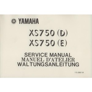 Yamaha XS 750 D/E, Reparaturanleitung