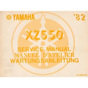 Yamaha XZ550  Reparaturanleitung