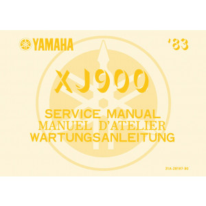 Yamaha XJ900 Reparaturanleitung