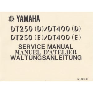 Yamaha DT 250/400 D/E, Wartungsanleitung