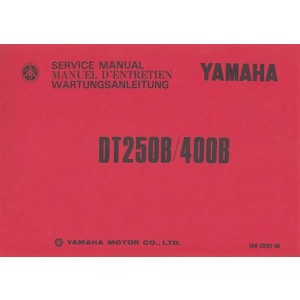 Yamaha DT 250 B und DT 400 B, Wartungsanleitung