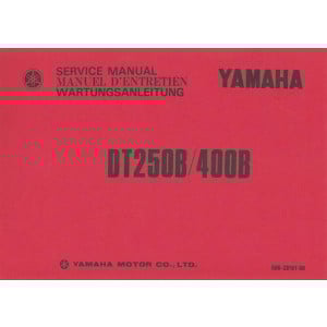 Yamaha DT 250 B und DT 400 B, Wartungsanleitung