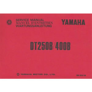 Yamaha DT 250 B und DT 400 B, Wartungsanleitung