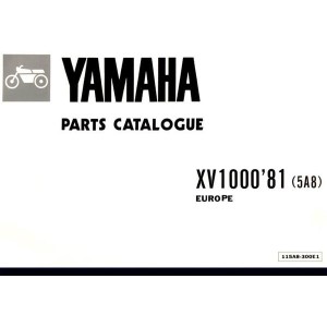 Yamaha XV 1000, Parts Catalogue
