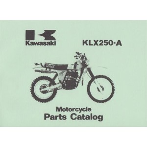 Kawasaki KLX 250 A,Parts Catalogue