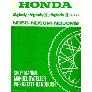Honda ND50 ND50M ND50MS Werkstatthandbuch