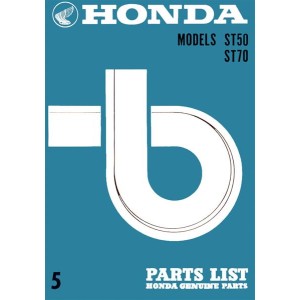 Honda ST50 ST70 Parts List