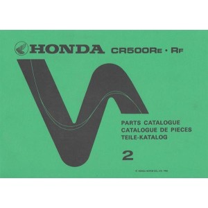 Honda CR500RE CR500RF Teilekatalog
