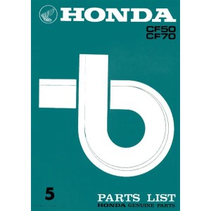 Honda CF50 CF70 Parts List