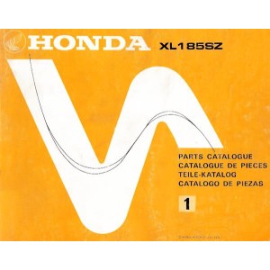 Honda XL185SZ Teilekatalog