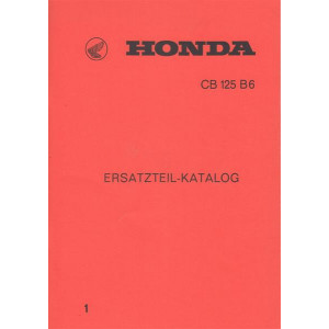 Honda CB125 B6 Ersatzteilkatalog