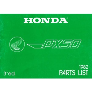 Honda PX50 Parts List