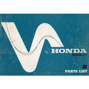 Honda Z50J1 Parts List