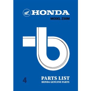 Honda Z50M Parts List