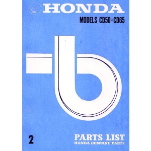 Honda CD50 CD65 Parts List