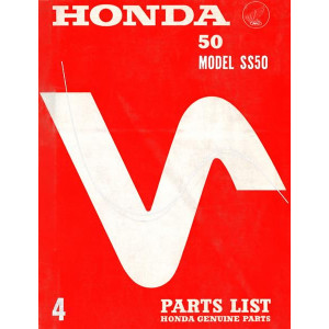 Honda SS50 Parts List