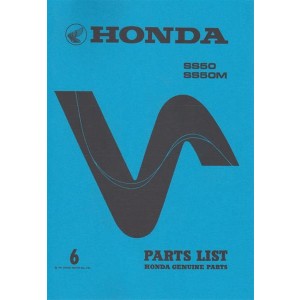 Honda SS50 SS50M Parts List