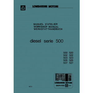 Lombardini Diesel-Motor Serie 500 Werkstatthandbuch