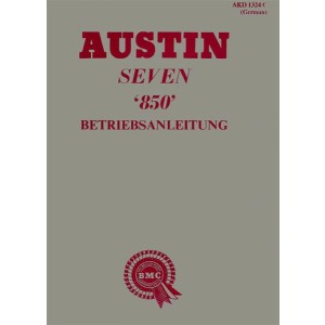Austin Seven 850 Betriebsanleitung