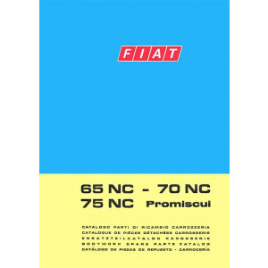 Fiat 65NC - 70NC, 75NC Promiscui, Ersatzteilkatalog (Karosserie)