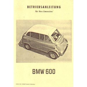 BMW 600 Bedienungsanleitung