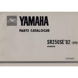 Yamaha SR 250 SE (3Y8), Parts Catalogue