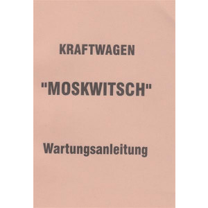 Moskwitsch, 426, 433, Wartungsanleitung