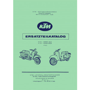 KTM Motorfahrzeugbau Ponny DL/II, DLS/II, Fahrgestell Ersatzteilkatalog