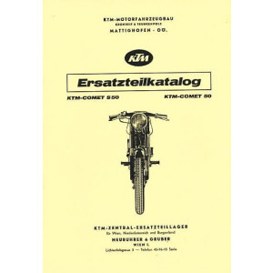 KTM Motorfahrzeugbau Comet S 50 mit Puch-Motor Comet 50, Ersatzteilkatalog