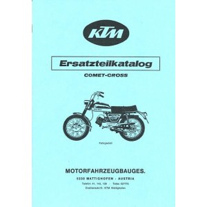 KTM Motorfahrzeugbau Comet-Cross, Cross-Super mit Puch Motor, Ersatzteilkatalog