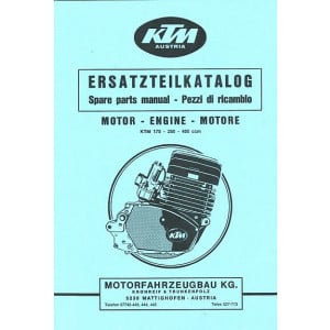 KTM Motorfahrzeugbau 175, 250, 400, Ersatzteilkatalog