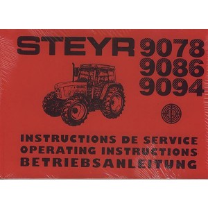 Steyr 9078 9086 9094 Traktor Betriebsanleitung