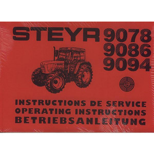 Steyr 9078 9086 9094 Traktor Betriebsanleitung
