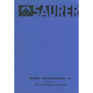 Saurer 7 GFN-K (Kipper) - (österr.Saurerwerke), mit Fahrgestell 224, Ersatzteilkatalog