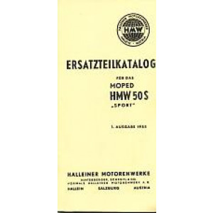 HMW 50 S, Ersatzteilkatalog