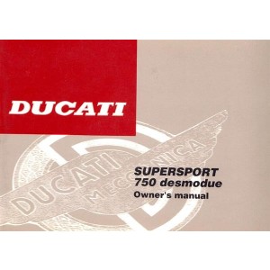 Ducati 750 Supersport/Desmodule, Owner's Manual