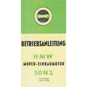 HMW Moped-Einbaumotor 50 N2, Betriebsanleitung