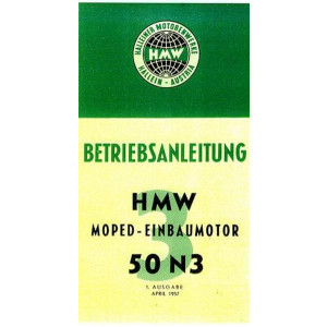 HMW 3-Gang-Einbaumotor 50 N 3 mit 2,2 PS, Betriebsanleitung