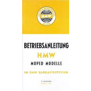 HMW Moped Modelle im Baukastensystem. Betriebsanleitung und Beschreibung