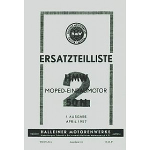 HMW Einbaumotor 50 N – Ersatzteilkatalog