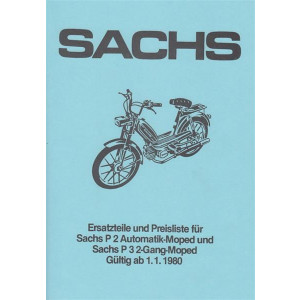 Sachs P 2 Automatik und P 3 2-Gang, Ersatzteile und Preisliste