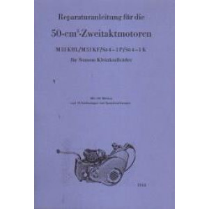 Sachs 50 S, 5-Gang-Motor mit kontaktgesteuerter oder elektronischer Zündung, Reparaturanleitung