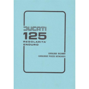 Ducati 125 Regolarità Enduro, Catalogo Ricambi