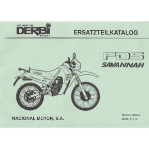 Derbi FDS Savannah, Ersatzteilkatalog