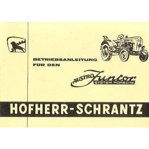 Hofherr-Schrantz, Austro Junior, Betriebsanleitung