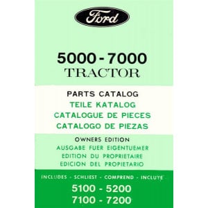 Ford 5100, 5200, 7100, 7200, Teile Katalog