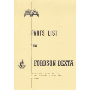 Fordson Dexta Parts List