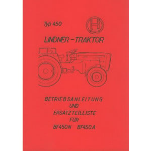 Lindner BF 450 N und BF 450 A – Betriebsanleitung und Ersatzteilkatalog